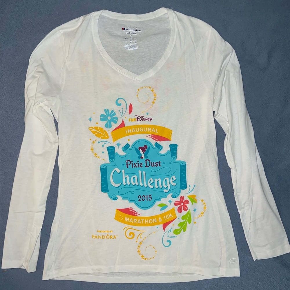 EUC Champion Inaugural RunDisney pixie dust challenge long sleeve shirt